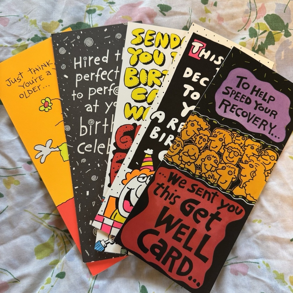 Vtg‎ Lot Of 15 Hallmark Adult Humor Greeting Cards Unused Cards Only